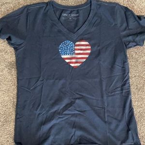 American flag T-shirt
